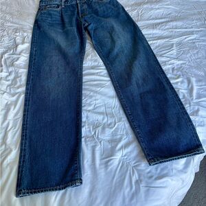 Todd Snyder Straight Fit Selvedge Jean in Mid-Blue Wash